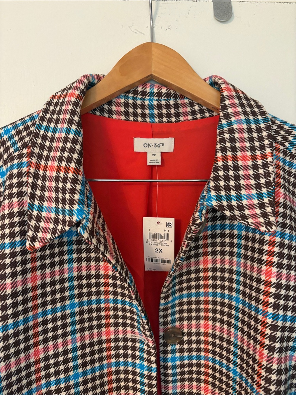NWT - Fashionable Chic Coat (size 2x) - Picture 4 of 10